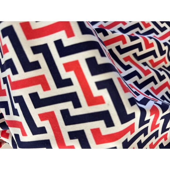 J. McLaughlin Women’s Catalina Cloth Dress Geometric Print 3/4 Sleeve Stretch S - Picture 8 of 8